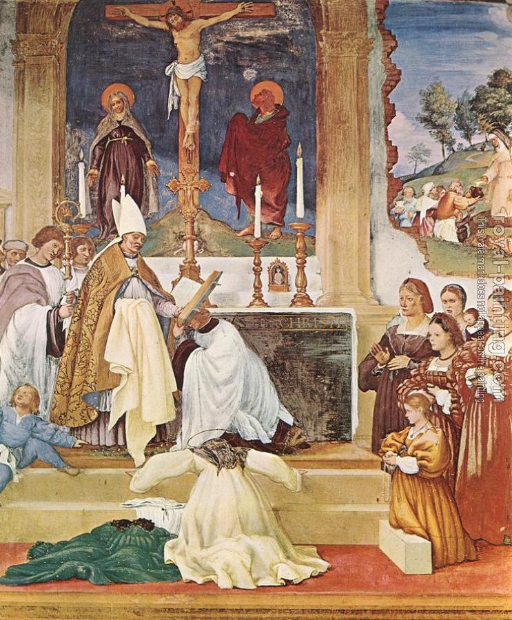 Lorenzo Lotto : Vestiture of St Bridget